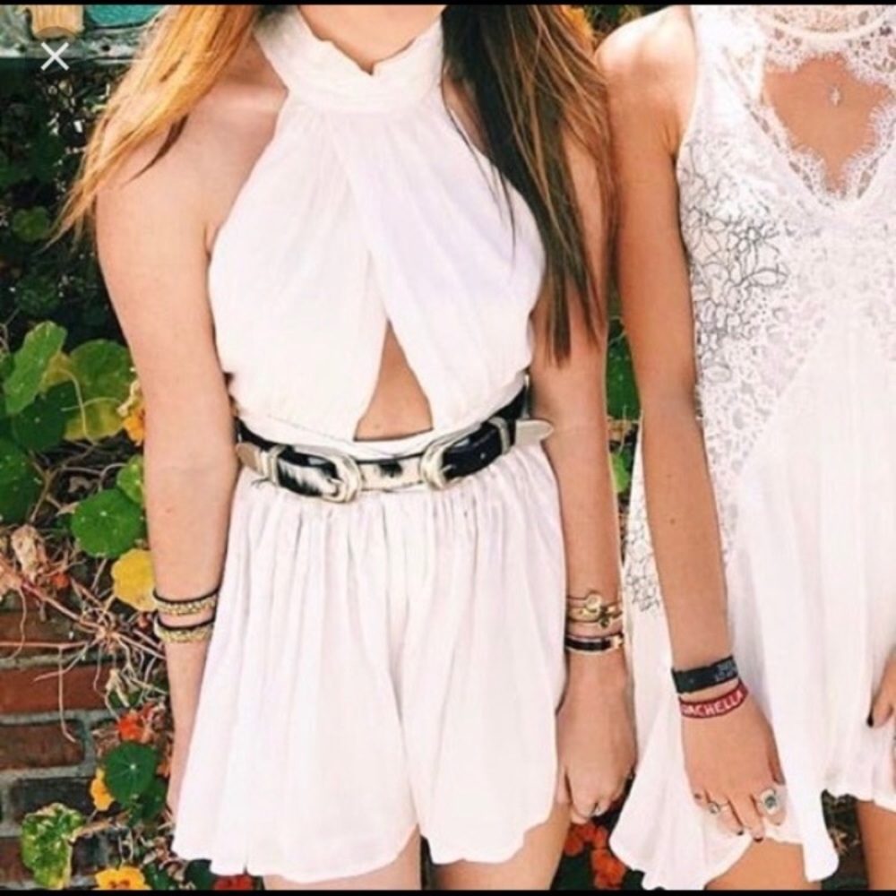 LF white romper